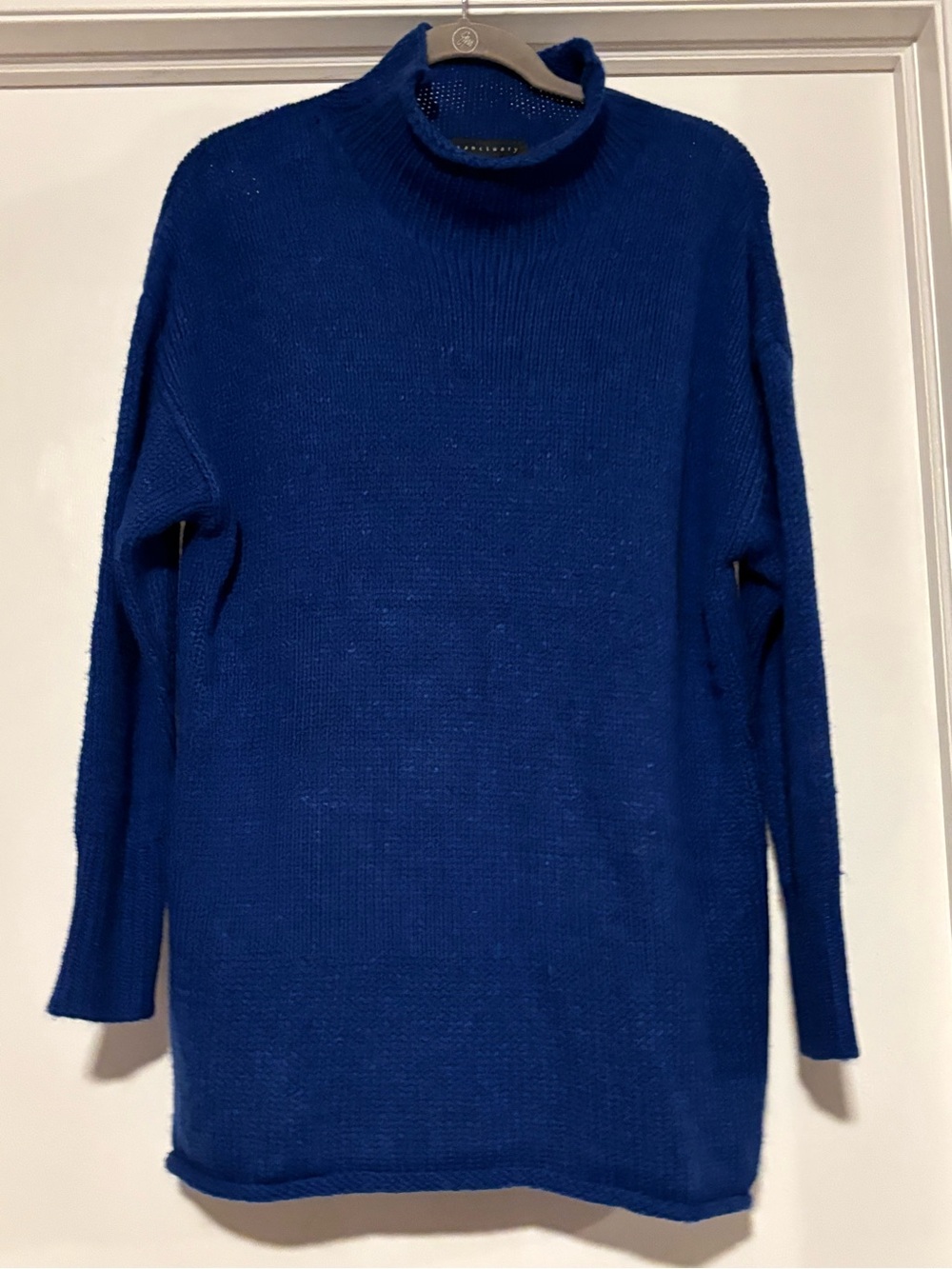 Sanctuary Cozy Cowl-Neck Sweater in Royal Blue